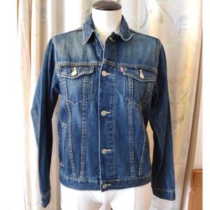 Levi's Blue Denim Trucker Jacket Girls‎ Size L (12-13 years)
